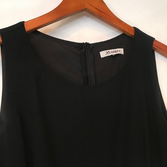 Xtaren Black Hollow Cutout Chain Waist Mini Dress size M - Picture 2 of 7